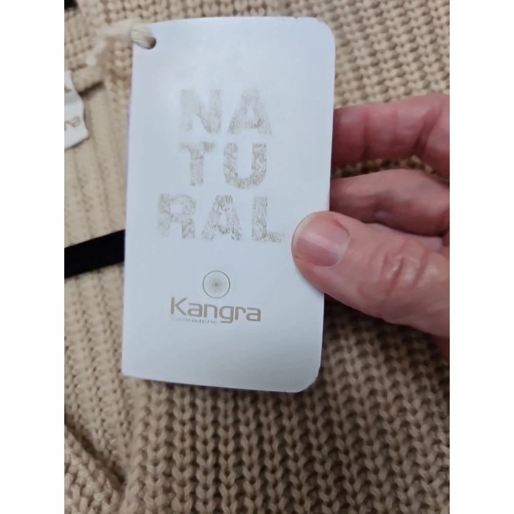 Kangra 100% Cashmere   Cardigan Chunky Knit Sweater Buttons New With Tags Sz 46